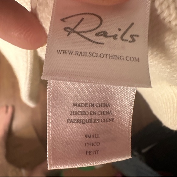 Rails White Lemon Pattern Sweater - Picture 5 of 10